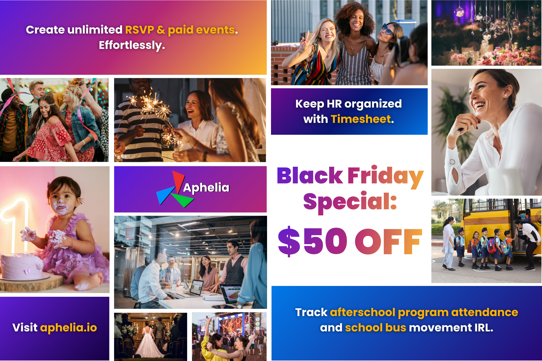 Aphelia products at $50 off during Black Friday 2025